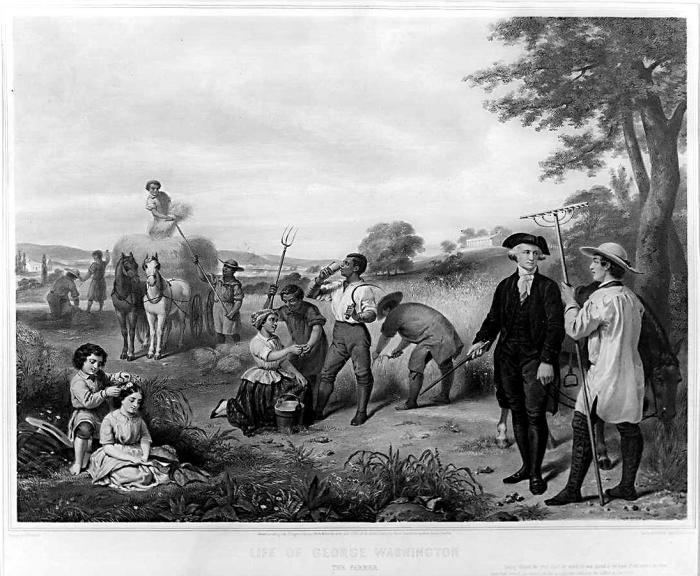 Washington als Farmer